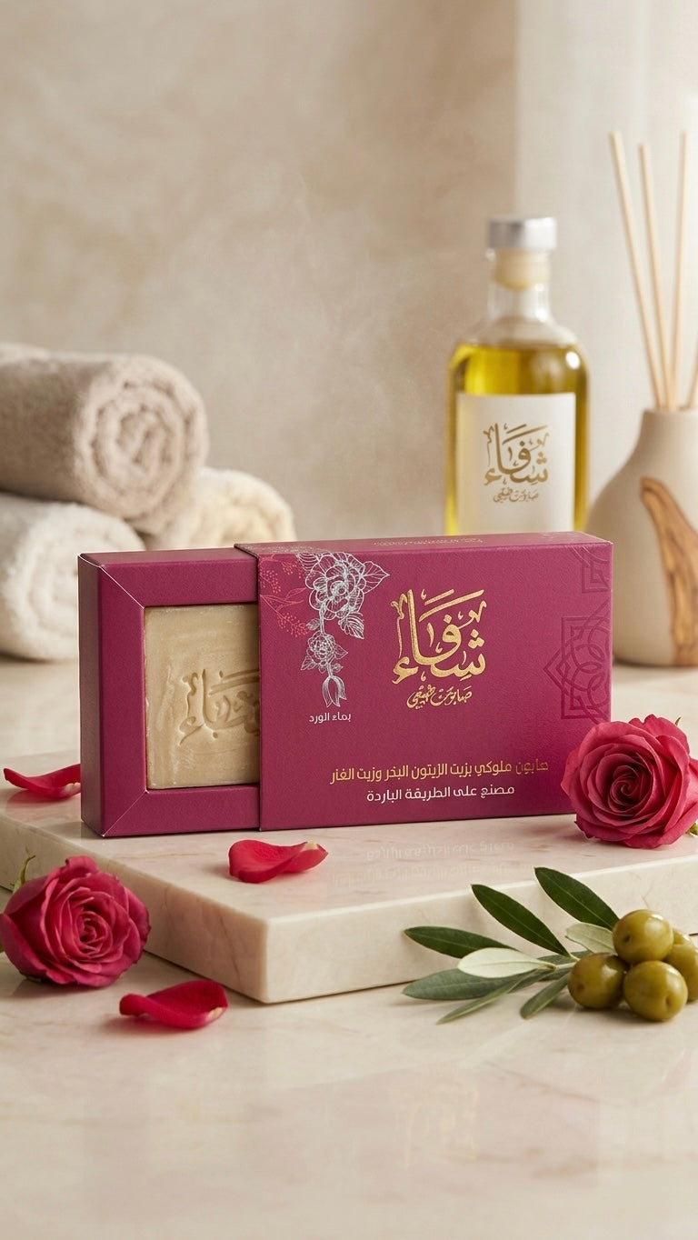 Aleppo-Seife mit Rosenwasser