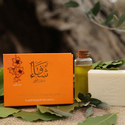 Aleppo-Seife mit Orangenblütenwasser